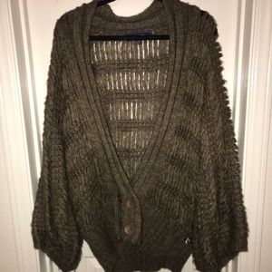 Brown cardigan